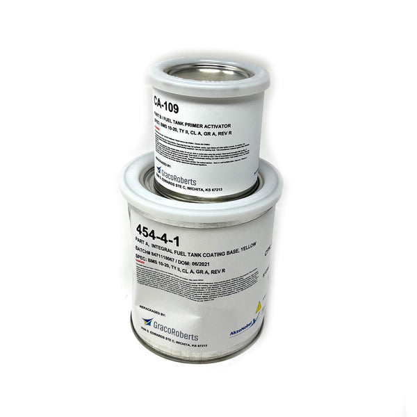 AkzoNobel - Yellow Integral Fuel Tank Coating, Quart Kit | 454-4-1