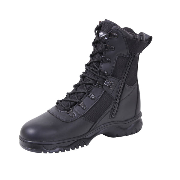 Insulated 8 Inch Side Zip Tactical Boot