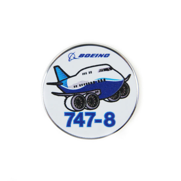 Boeing - Pudgy 747-8 Pin