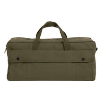 Canvas Jumbo Tool Bag With Brass Zipper