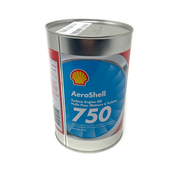 AeroShell 750 Synthetic Turbine Engine Oil, Qt Front