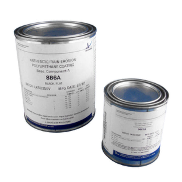 AkzoNobel - Black Anti-Static Polyurethane Conductive Coating, QT Kit | 8B6A/50C3A