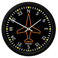 Trintec - 10'' Classic Directional Gyro Round Clock | 9062-10