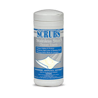 SCRUBS® Stainless Steel Cleaner Towels - 50 Wipes | 91956