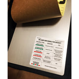 ATC Light Gun Signals For Aircraft Placard