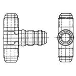 Lycoming - Tee: 90degFlared TubeSt Bulkhead & Univ |  AN834-3