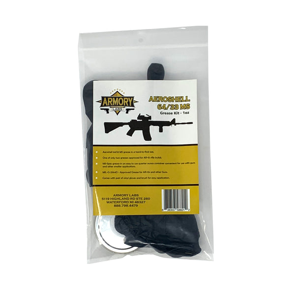 Aeroshell 33 MS /64  Grease Kit - (Specifically Sized for Gun Owners and Builders) , Best Gun Grease and AR15 Grease. MIL-G-21164D