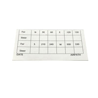 Airpath - Compass Deviation Card | C23-807