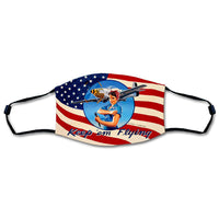 Keep 'em Flying Rosie Mustang Mask