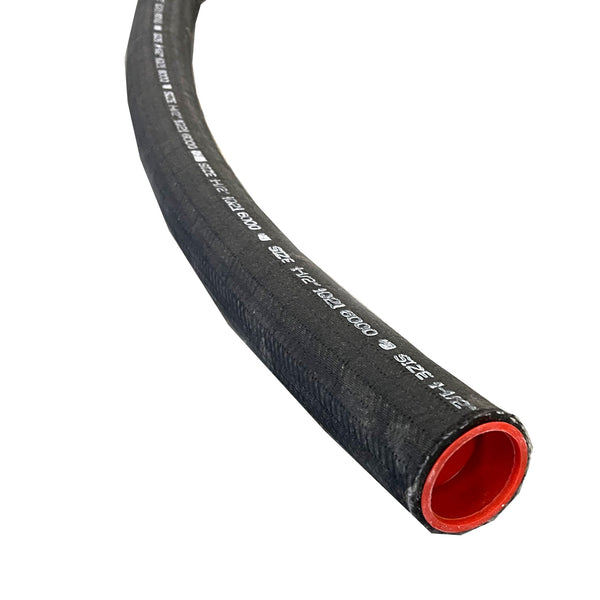 Mil Std - Black 1-1/2" Aircraft Fuel, Oil, Water & Alcohol Rubber Hose | MIL-DTL-6000D sold per foot