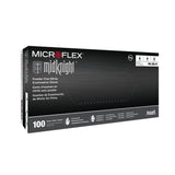 MICROFLEX® MidKnight® Black Disposable Nitrile Gloves | MK-296