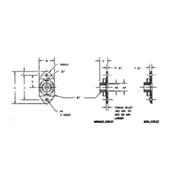 Steel Dry Filmed Self-Locking Nut Plate | MS21075L3