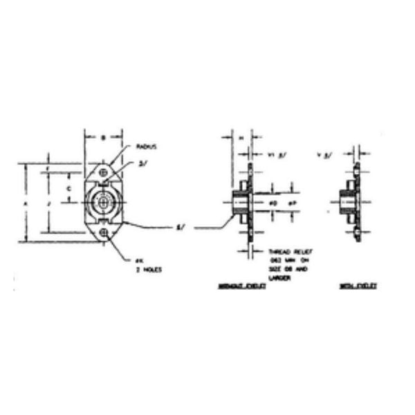 Steel Self-Locking Nut Plate | MS21075L4N