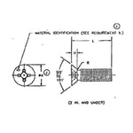 Silver Stainless Steel Machine Screw | MS24693-C274