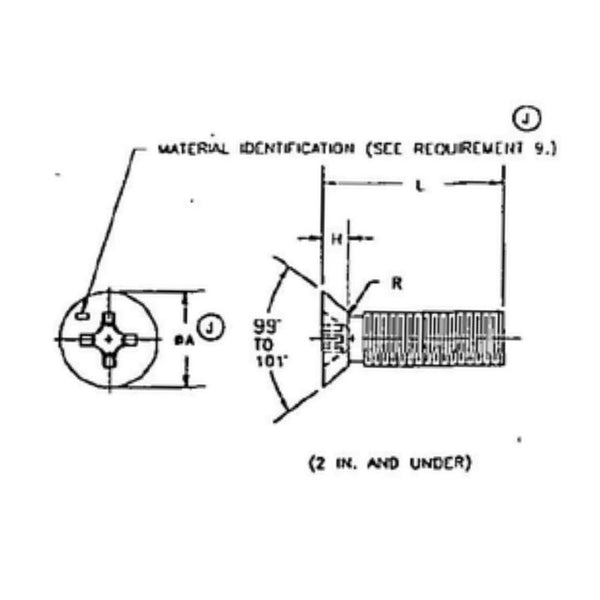 Silver Stainless Steel Machine Screw | MS24693-C274