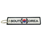 Embroidered Keychain, South Korea