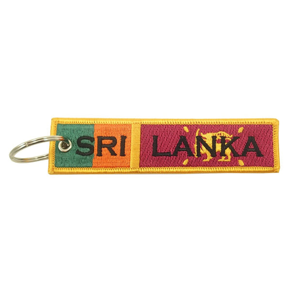 Embroidered Keychain, Sri Lanka