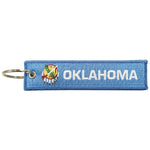 Embroidered Keychain, Oklahoma