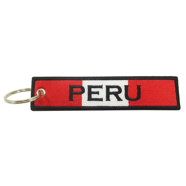 Embroidered Keychain, Peru