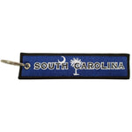 Embroidered Keychain, South Carolina