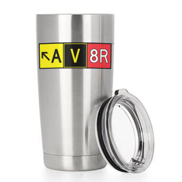 AV8R Mug, Double Wall Vacuum Insulated Stainless Steel Tumbler