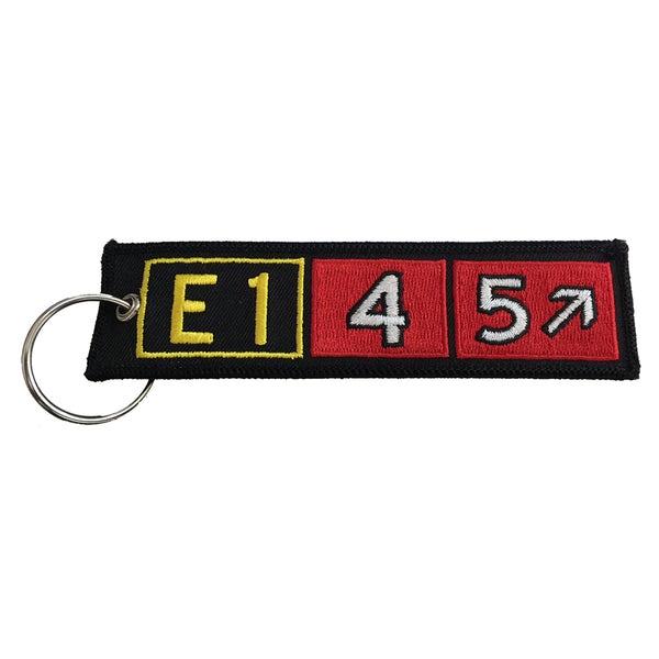 Embroidered Keychain, Embraer Erj-145