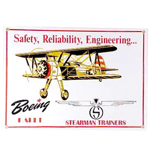 Aero Phoenix - Metal Sign, Boeing Stearman | N APX 430