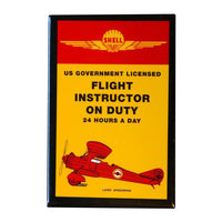 Aero Phoenix - Fridge Magnet, Shell Flight Instructor