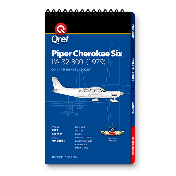 Qref - Piper Cherokee Six 1979 325 HP 300A | PA-CHE6-300A-1