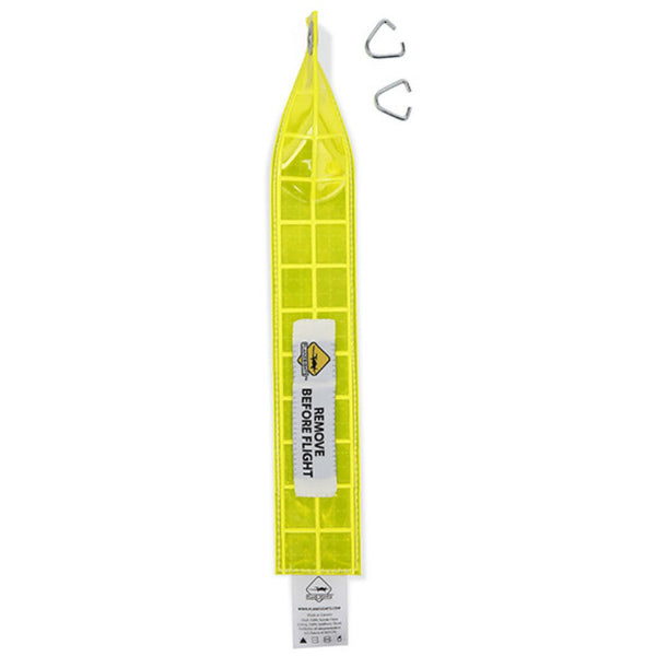 Plane Sights - Remove-Before-Flight Streamer 2 x 12, Lime Green | PSRBFS1007