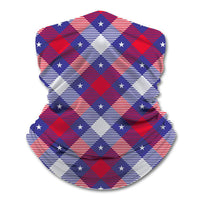 Patriotic American Plaid Gaiter