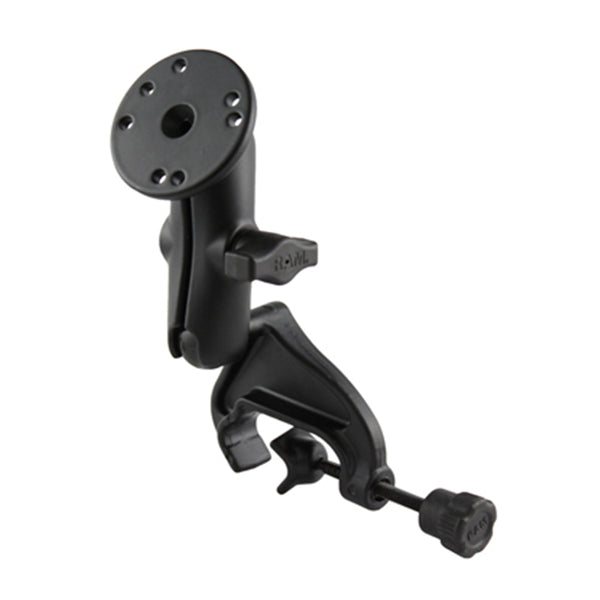 Ram - Yoke Clamp Mount With Double Socket Arm And Round Base Adapter | RAM-B-121-202U