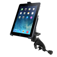 Ram - Yoke Mount Double Socket Medium (3.69") Ipad 2-4 Ez-Roll'R™ | RAM-B-121-AP15U