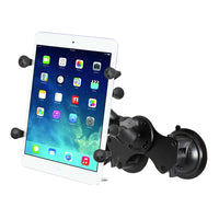 Ram - Double Twist Lock Suction Cup Mount With Universal X-Grip For Ipad Mini | RAM-B-189-UN8U