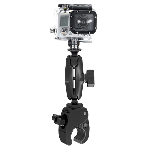 Ram - Small Tough-Claw Mount With Custom Gopro Hero Adapter | RAP-B-400-GOP1U