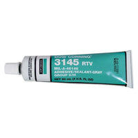 DOWSIL™ 3145 RTV Adhesive Sealant, 3 oz gray tube with old Dow Corning branding