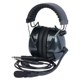 Wicom - Mono Aviation Headset, Carbon Fiber | AVHM12-CBK