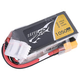 Tattu - 1050mAh 14.8V 75C 4S1P Full Size FPV Racing Quad battery with XT-60 Plug