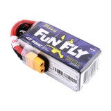 Tattu - 1300mAh 14.8V 100C 4S1P Full Size FPV Racing Quad battery with XT60 Plug