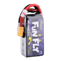 Tattu - 1300mAh 14.8V 100C 4S1P Full Size FPV Racing Quad battery with XT60 Plug