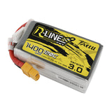 Tattu - 1400mAh 22.2V 120C 6S1P Full Size FPV Racing Quad battery with XT60 Plug