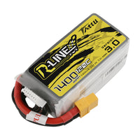 Tattu - 1400mAh 22.2V 120C 6S1P Full Size FPV Racing Quad battery with XT60 Plug