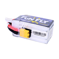 Tattu - 1550mAh 14.8V 100C 4S1P Full Size FPV Racing Quad battery with XT60 Plug