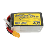 Tattu - 1550mAh 22.2V 130C 6S1P Full Size FPV Racing Quad battery with XT60 Plug