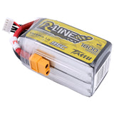 Tattu - 1800mAh 14.8V 95C 4S1P Full Size FPV Racing Quad battery with XT60 Plug