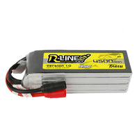 Tattu - 4500mAh 22.2V 95C 6S1P Full Size FPV Racing Quad battery with AS150 Plug