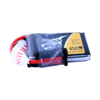 Tattu - 450mAh 3.7V 75C 1S1P Mini Quad FPV Battery with JST-SYP Plug