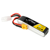 Tattu - 450mAh 7.6V 95C 2S1P Mini Quad FPV Battery with XT30 Plug