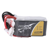 Tattu - 600mAh 7.4V 45C 2S1P Mini Quad FPV Battery with JST-SYP Plug