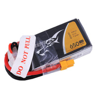 Tattu - 650mAh 11.1V 75C 3S1P Mini Quad FPV Battery with XT-30 Plug